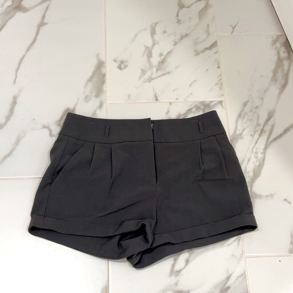Grey dress shorts